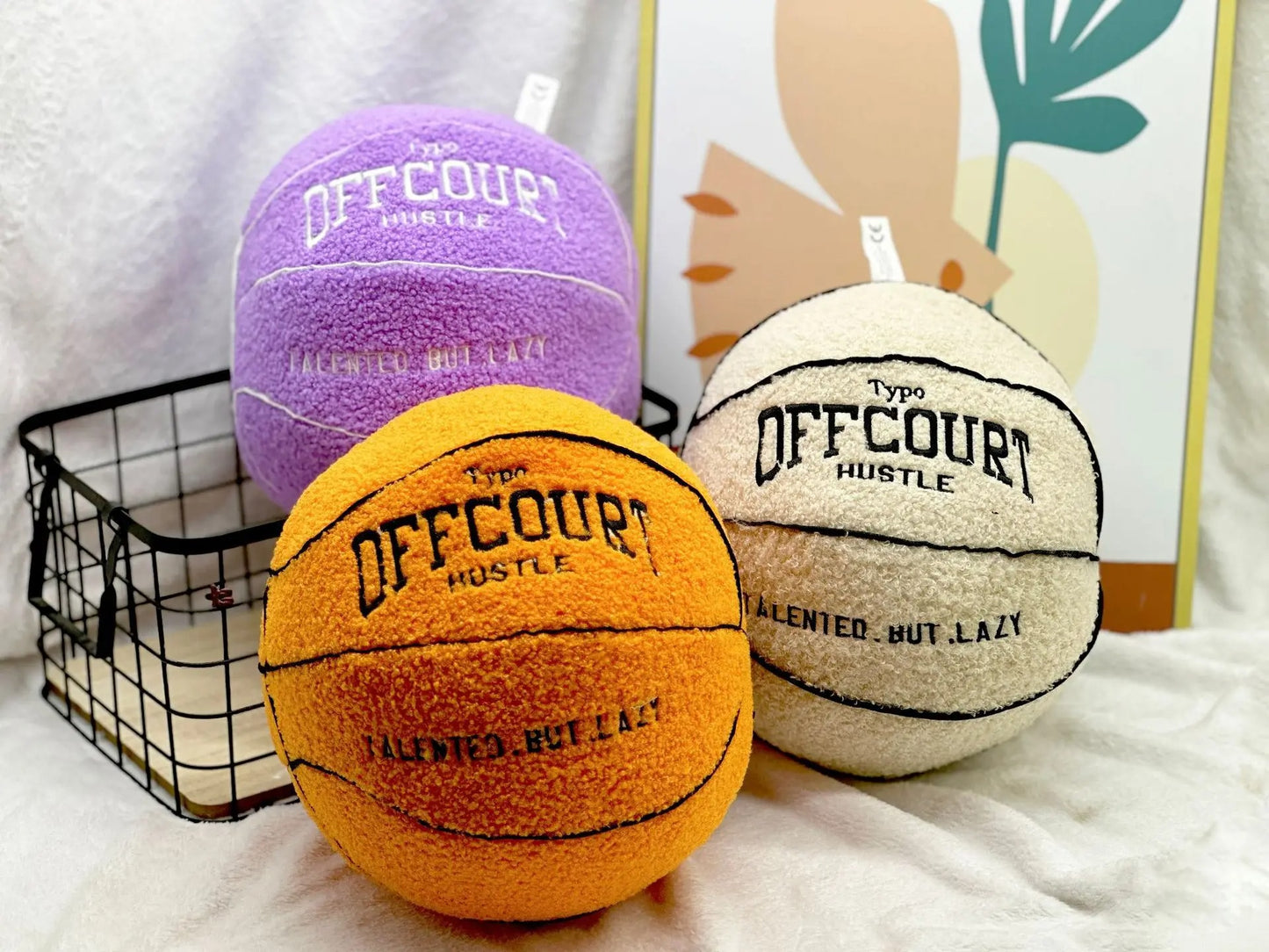 Basketball Plush Pillow